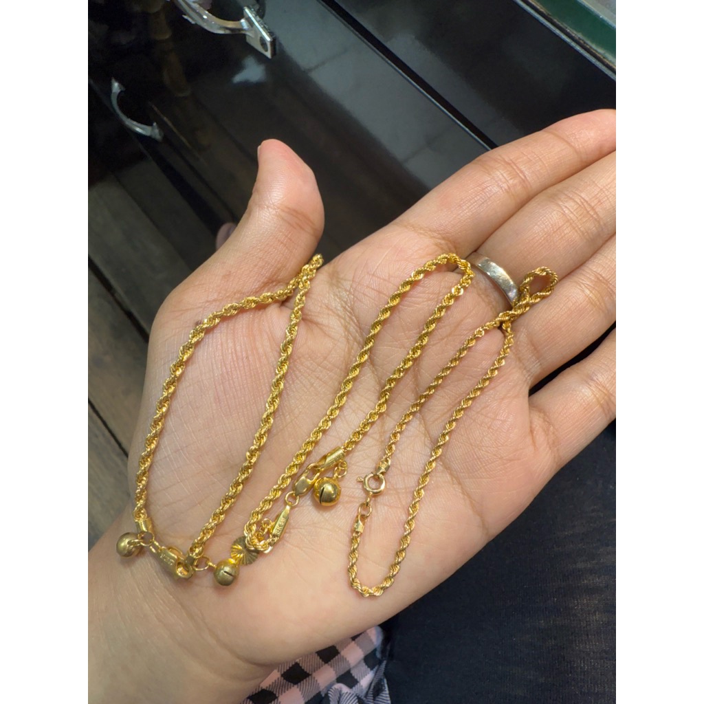 gelang tambang dewasa kadar 375%