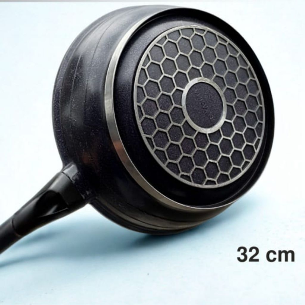 TERMURAH!!! WOKPAN HAKASIMA 32cm WAJAN PENGGORENGAN ANTI LENGKET BAHAN CERAMIC