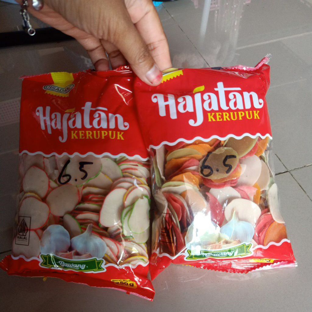 Kerupuk Hajatan Rasa Bawang 250g