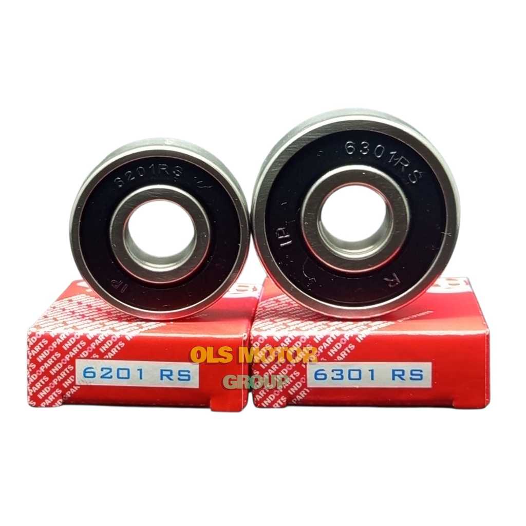 BEARING RODA BELAKANG INDOPART KARISMA SUPRA X 125 TROMOL REVO ABS BLADE laher 6201 & 6301