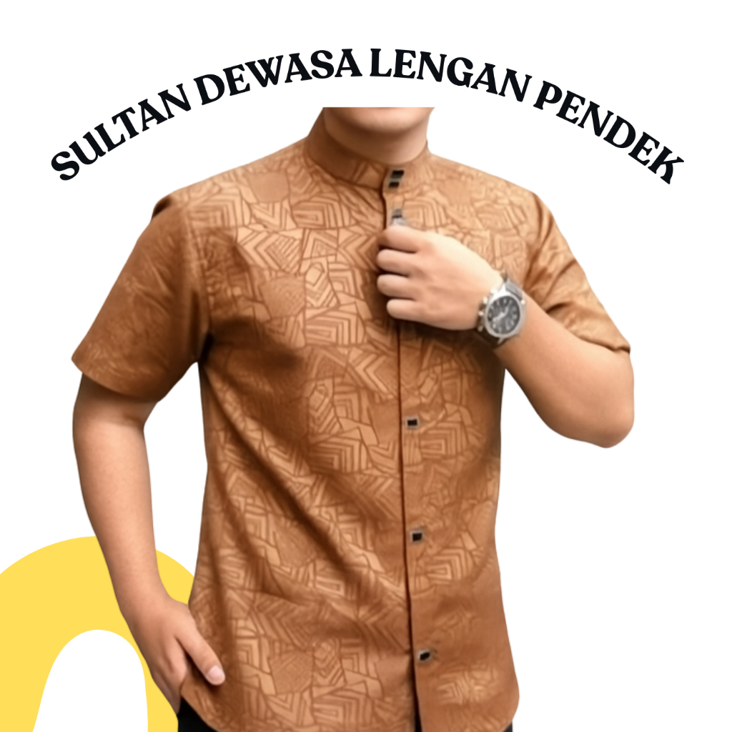 KOKO KEMKO SULTAN EMBOS Pria Dewasa Wolfis Embos Motif Embos