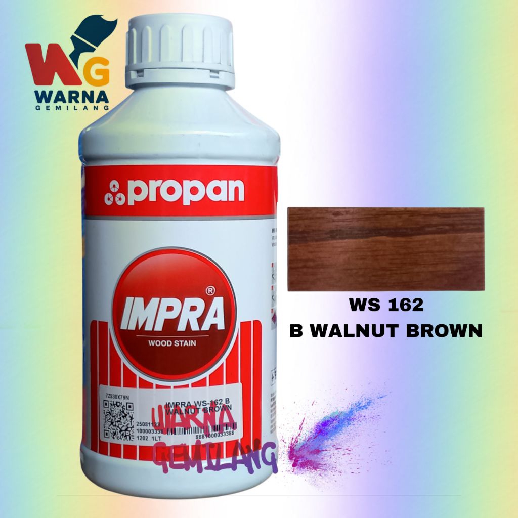 Cat Propan Impra Wood Stain WS 162 B Walnut Brown 1Liter