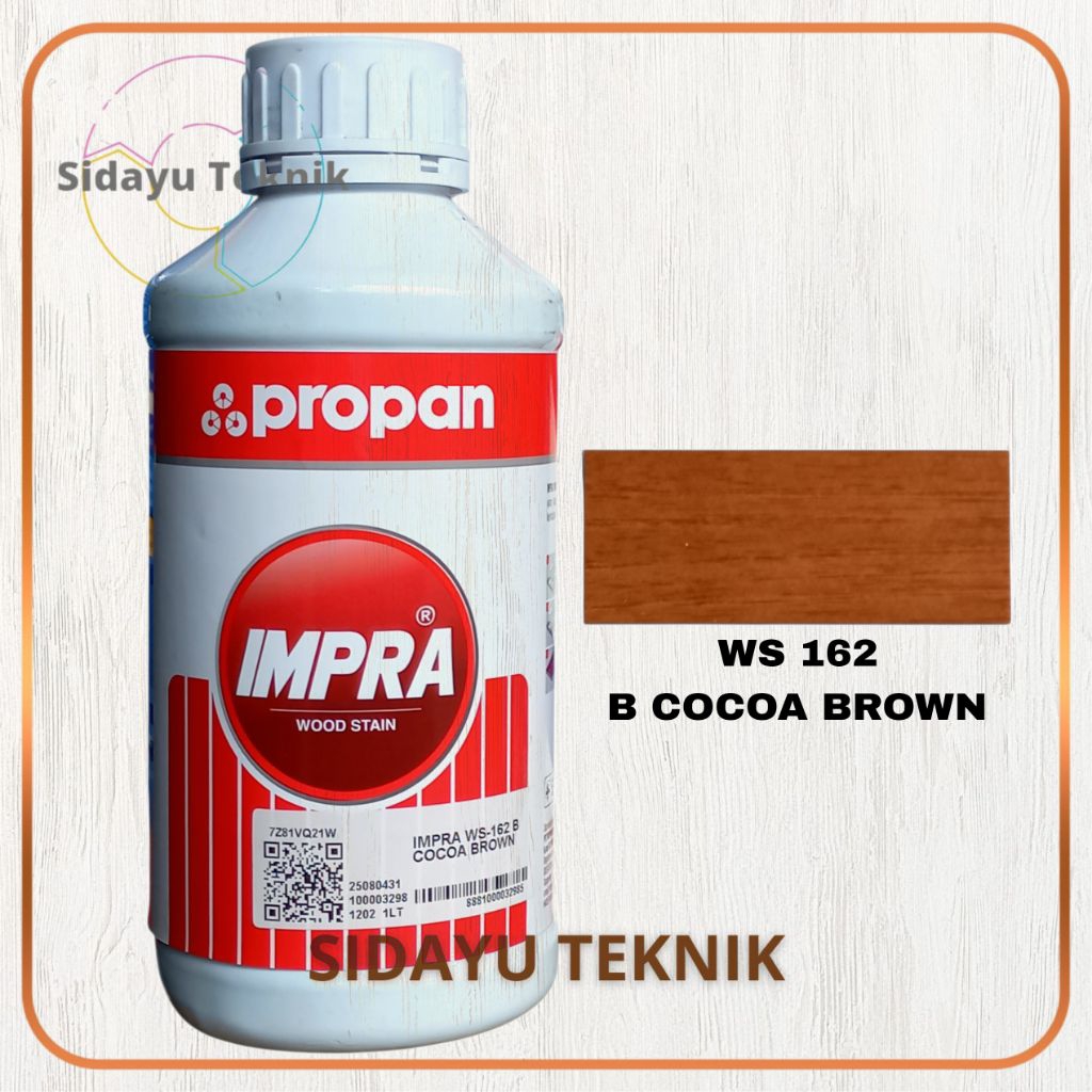 Cat Propan Impra Wood Stain WS 162 B Cocoa Brown 1Liter