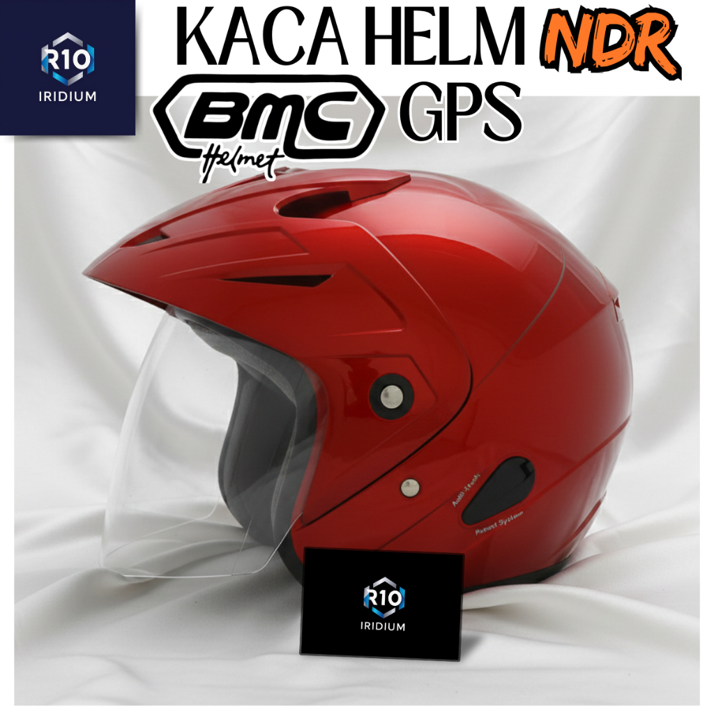 KACA HELM BMC [visor] BMC GPS by NDR iridium murah