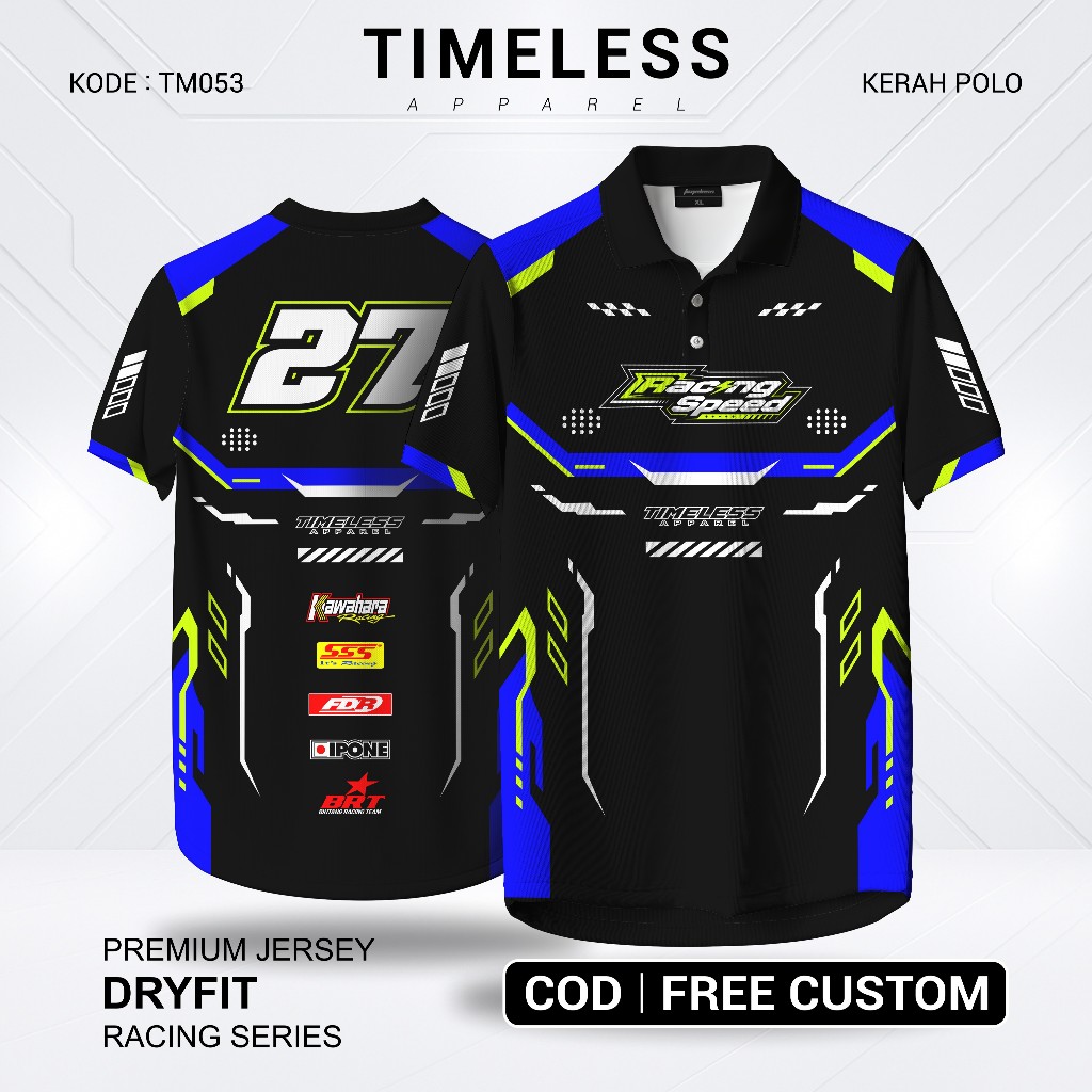 JERSEY RACING KAOS BAJU JERSEY RACING CUSTOM FULL PRINTING