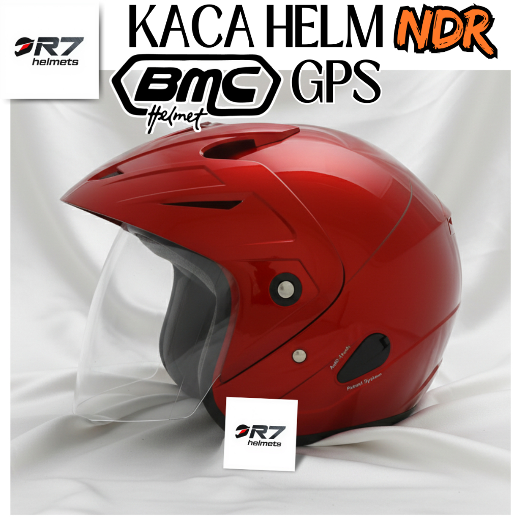 KACA HELM BMC [visor] BMC GPS by NDR iridium murah