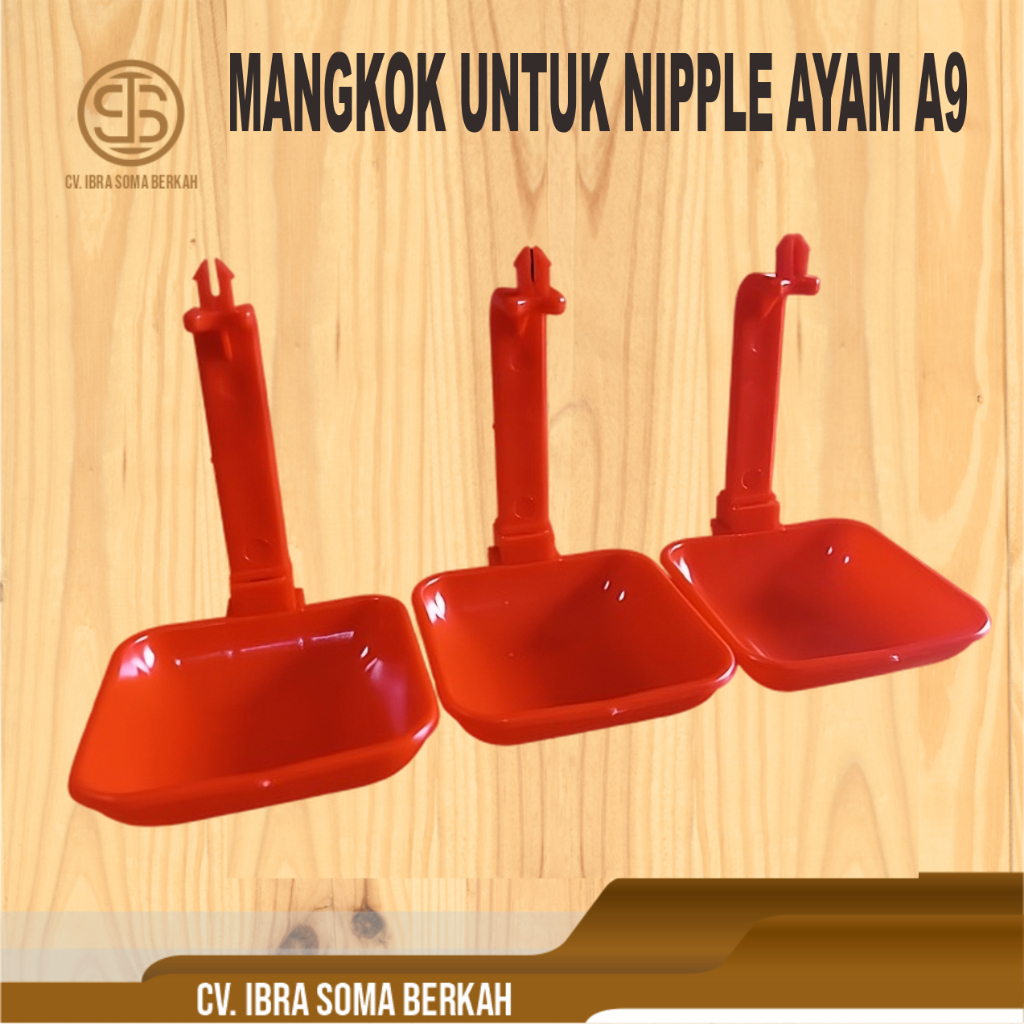 Mangkok Nipple A9  Drinker Tempat Minum Ayam Broiler Layer & Burung Puyuh Nepel Minum Puyuh