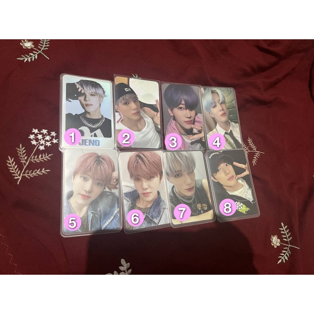 [ READ DESK ] PHOTOCARD JENO JAEMIN MARK NCT DREAM OFFICIAL GYM STARCHATTING THE BAT CANDY DREAMSCAP