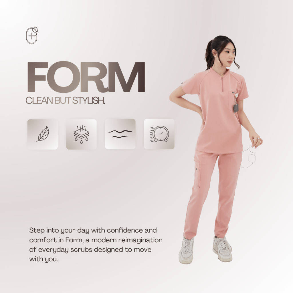 SCRUB [FORM] GEIA Scrub Dokter | Scrubs Dokter | Baju Dokter | Baju Oka | Baju OK | Baju Perawat | S