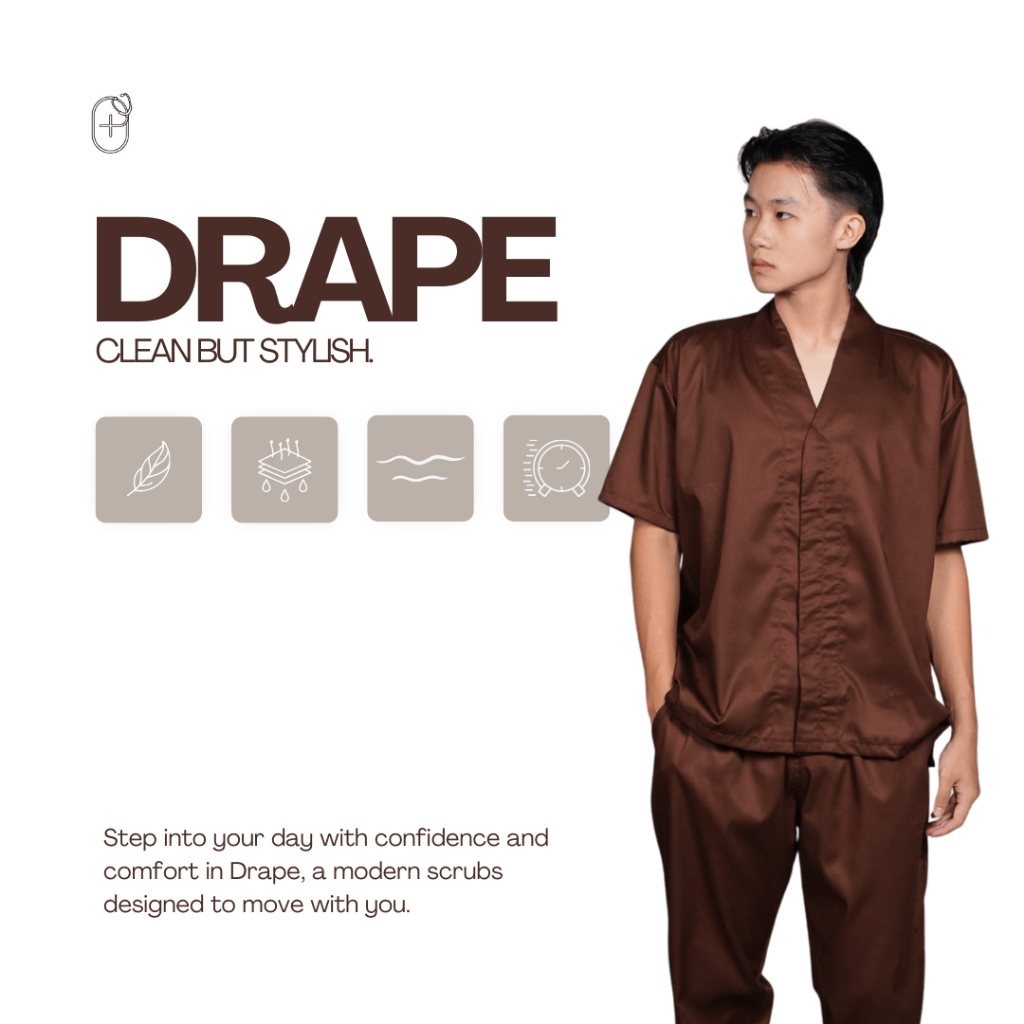 SCRUB [DRAPE] GEIA Scrub Dokter | Scrubs Dokter | Baju Dokter | Baju Dokter | Baju Oka | Baju OK | B