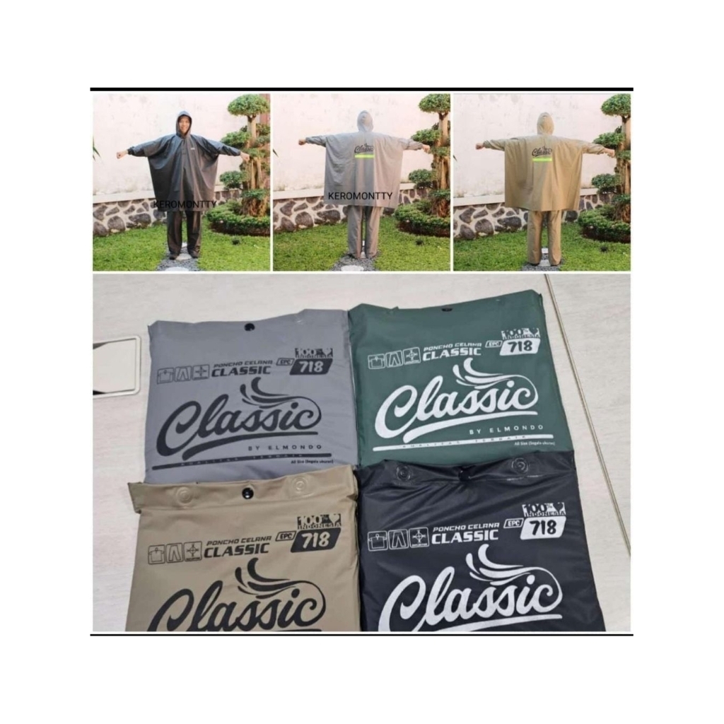 Jas hujan setelan elmondo classic