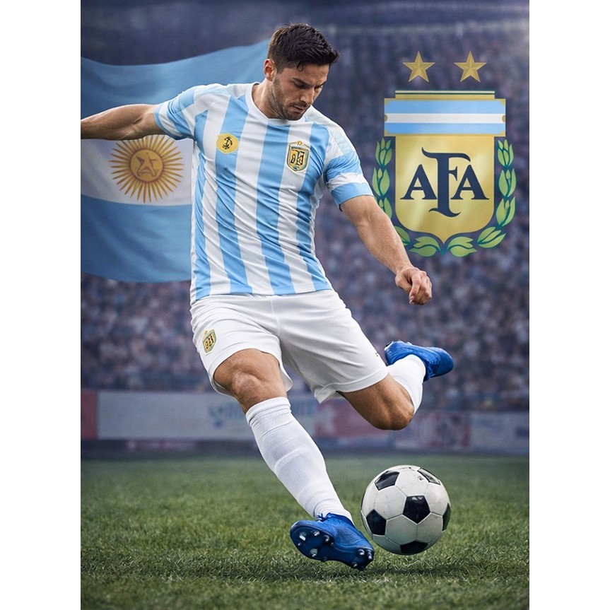 Kaos Baju Jersey Argentina - Baju Kaos Argentina Custom Fullprint keren