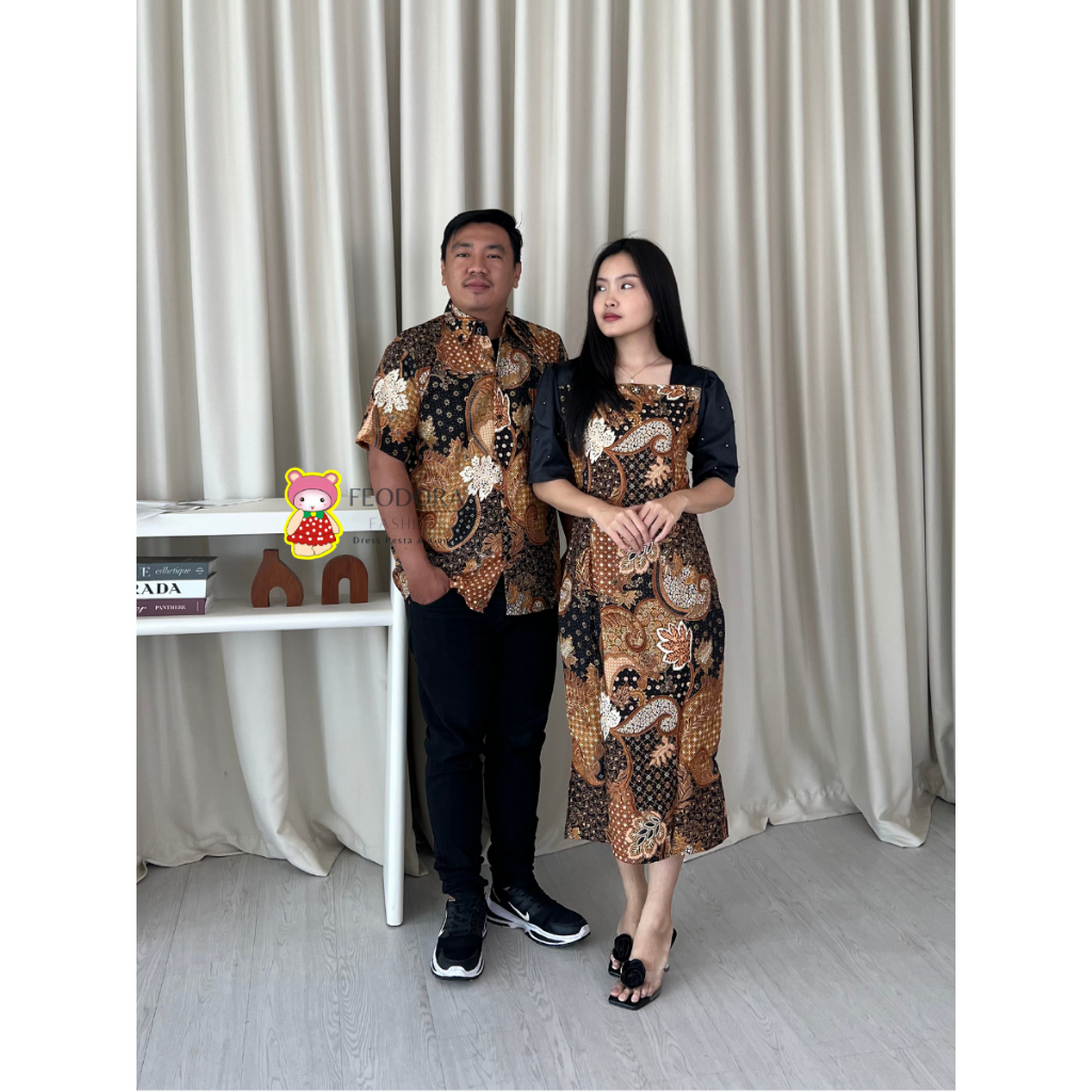 [ FEODORA ] DRESS RAMONA / Dress midi / Dress couple / dress konangan / gaun pesta / Dress kids bati