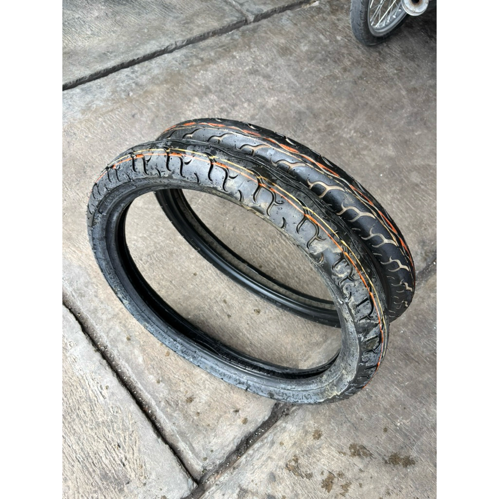 BAN LUAR MIZZLE DAN JKC 80/80 90/80 RING 17 CUCI GUDANG STOK LAMA