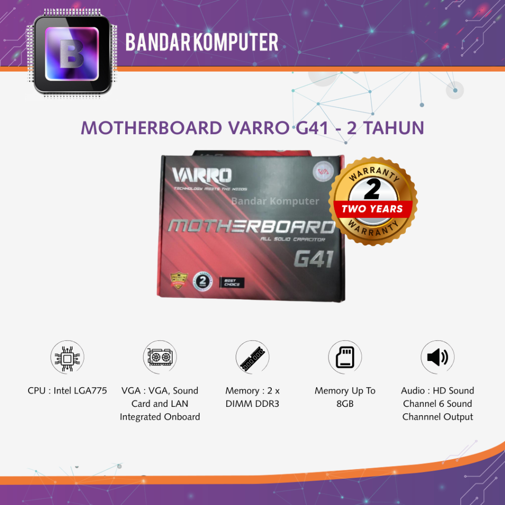 MOTHERBOARD VARRO G41