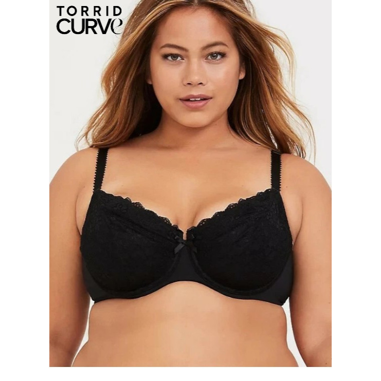 Bra Wanita JUMBO Kawat Tanpa Busa BIG SIZE Cup 3/4 TORRID CURVE sz 38B s/d 50DDD Non padded Pakaian 
