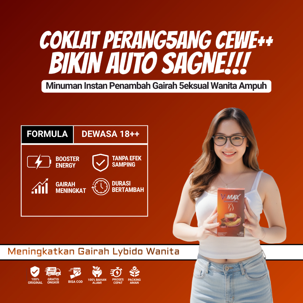 V-MAX COKLAT MINUMAN CHOCOLAT PERANGSANG WANITA TERMURAH ORIGINAL