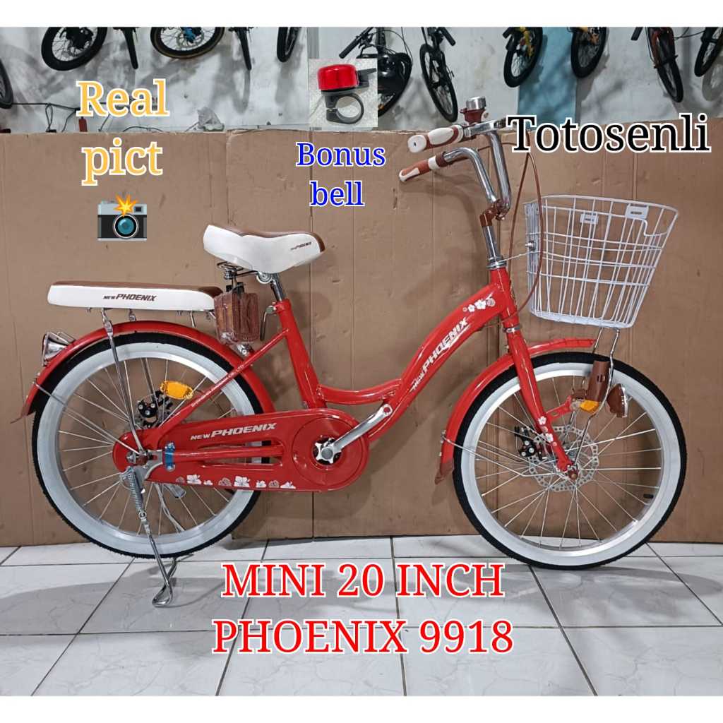 sepeda anak mini 20 inch phoenix 9918 sepeda anak perempuan mini 20 inch
