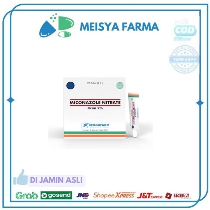 Miconazole Cream 5gr Berno