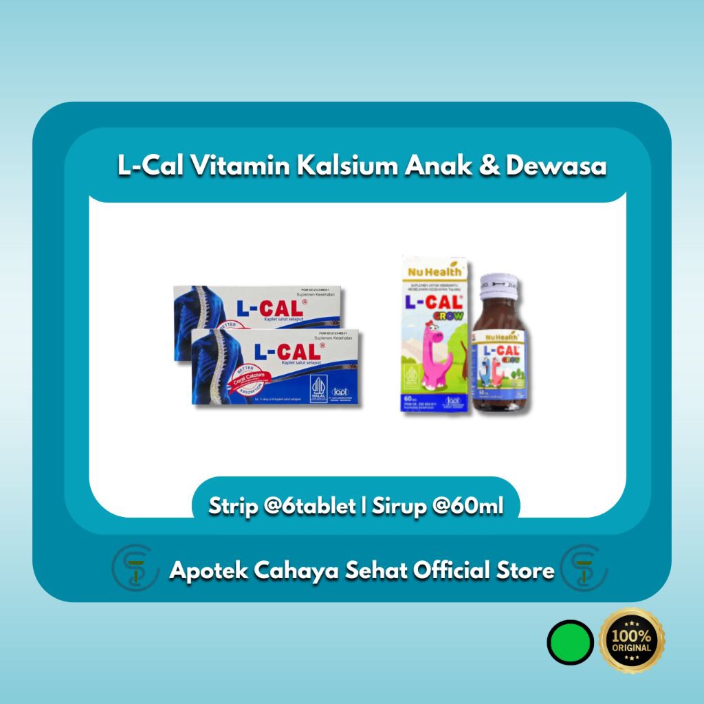 L-Cal Vitamin Kalsium Anak&Dewasa