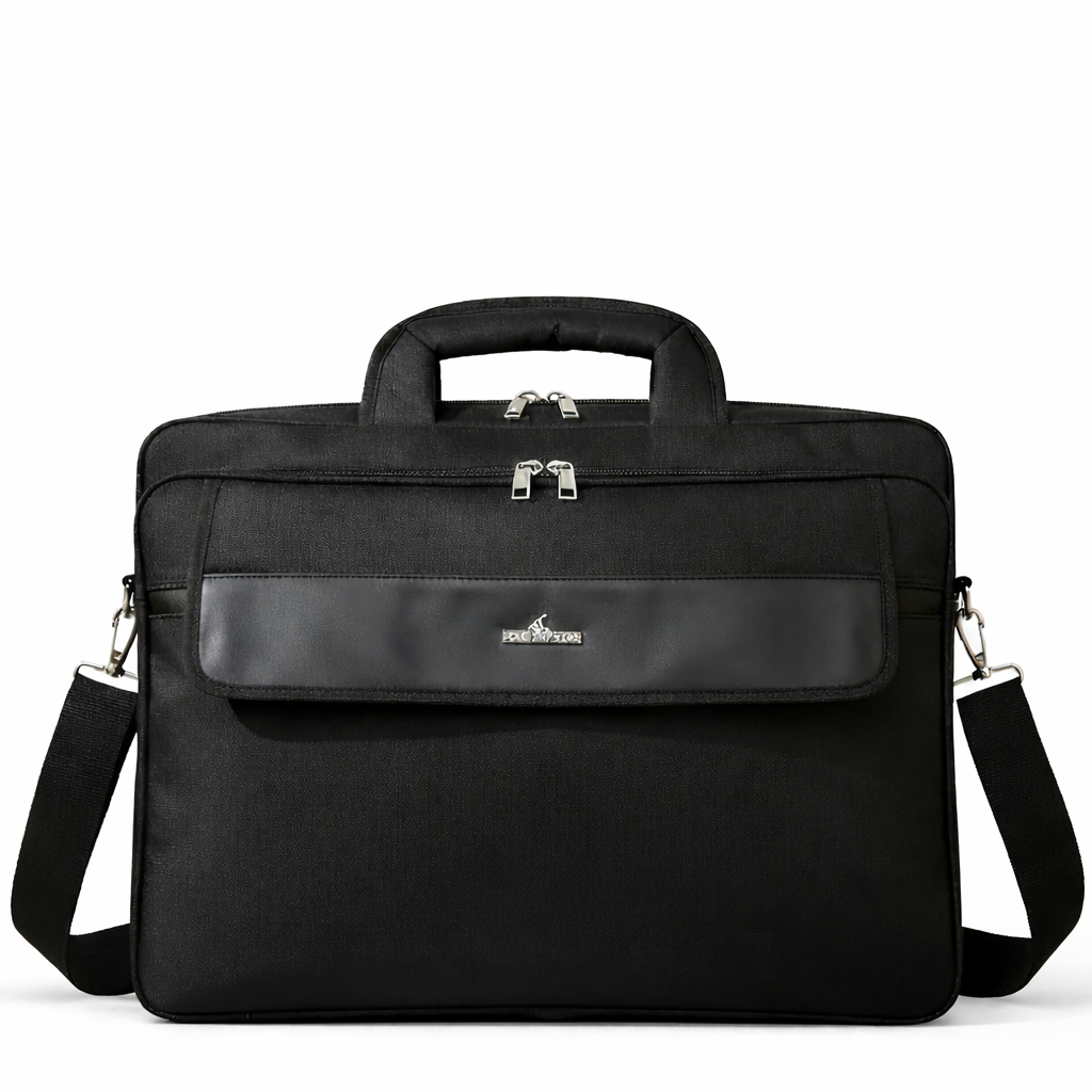 Tas Laptop Kantor Hitam Premium | Tas Kerja Pria Wanita Elegan & Praktis