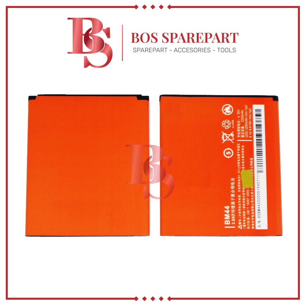 BATERAI XIAOMI  BM44 / REDMI 2 / REDMI 2 PRIME ORI 99 / BATTERY / BATRE