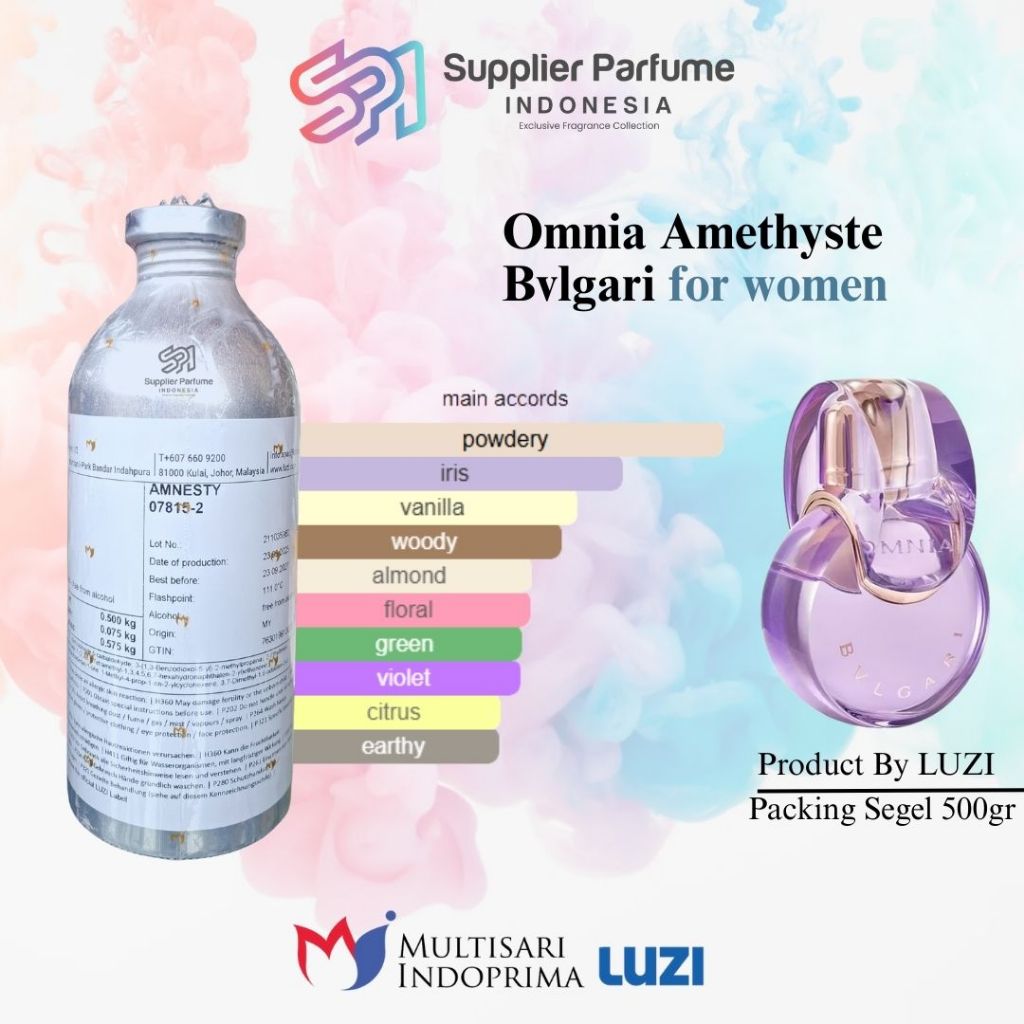 OMNIA AMETHYSTE FOR WOMEN By LUZI Segel 500gr