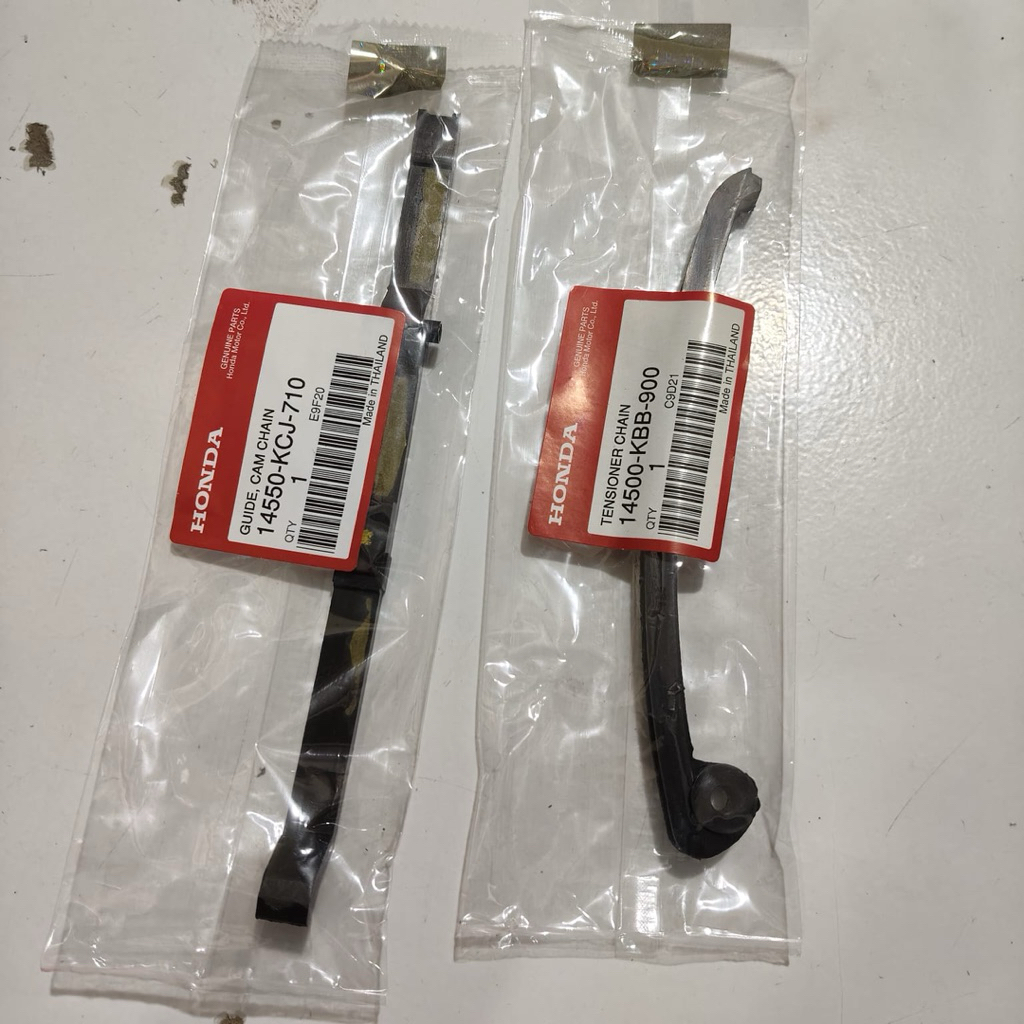 14550-KCJ-710 Lidah Karet Tensioner SET Honda Tiger 2000 Phantom ori Thailand KBB KCJ 14500-KBB-900