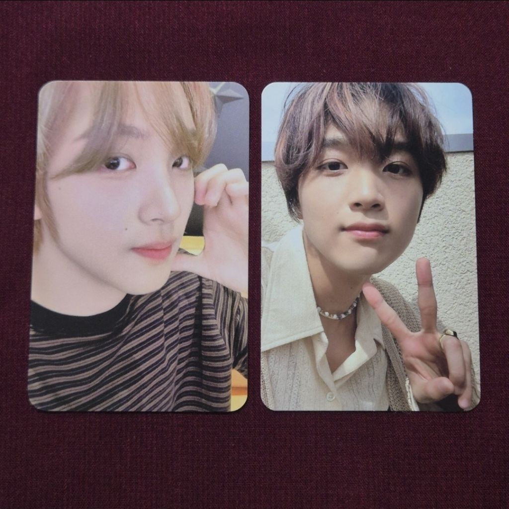 PC NCT HAECHAN OFFICIAL 8TH ANNIVERSARY PARTY CAKE BTO BLUE TO ORANGE / HEART CHEEK KUE LAPIS PANTAI