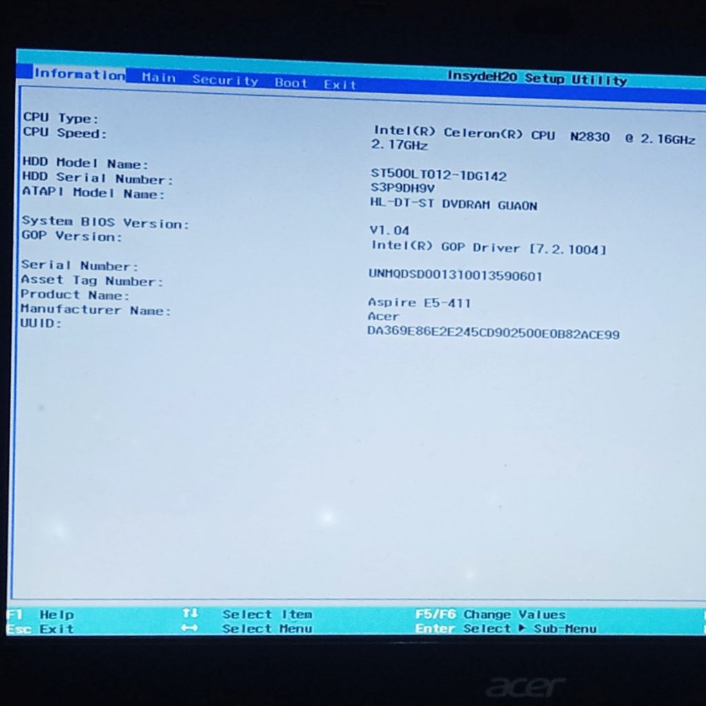 mainboard second/copotan acer aspire e5-411-c2xs
