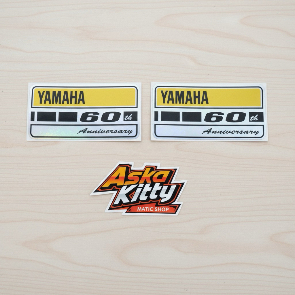 Sticker Anniversary 60th Yamaha