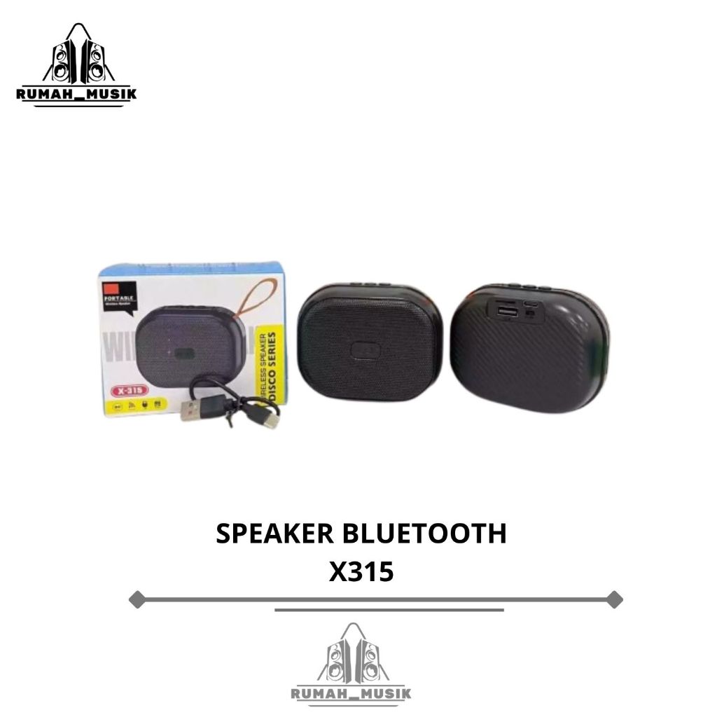 Speaker Bluetooth X315/Speaker Bluetooth Music Series Super Extra Bass