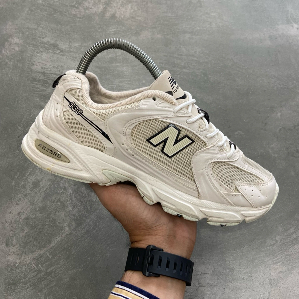 [Size 37.5] Rare New Balance 530 Retro Beige Ivory (MR530SH) Second Kondisi Mulus Nominus. Harga Bar