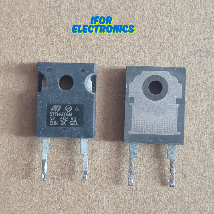 DIODE STTH6006W STTH 6006 CABUTAN POWER SUPPLY ULTRAFAST 60A 600V DIODA