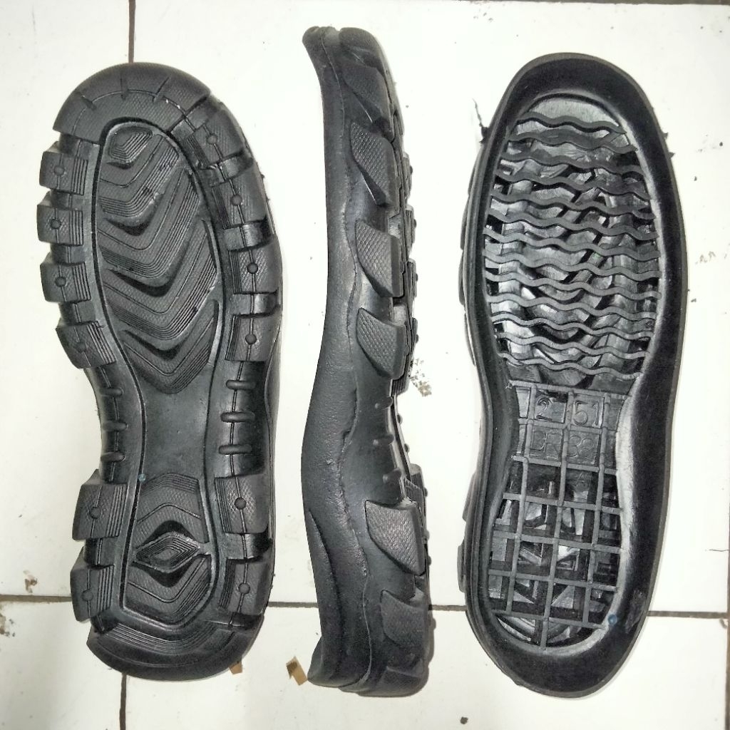 sol alas sepatu boot safety