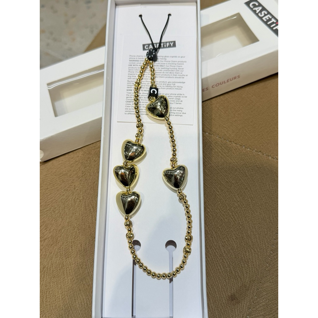 casetify Strap Love Gold
