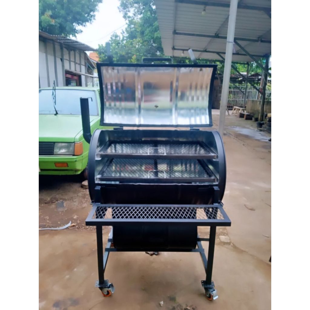 pengasapan panggangan sederhana alat pengasapan oven asap tungku asap bakaran ikan ayam bebek telur 