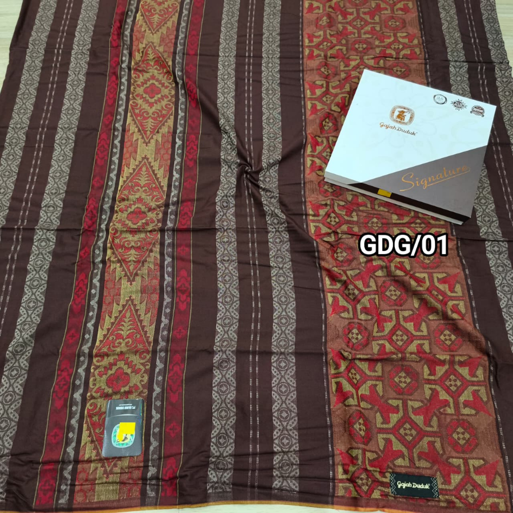 Sarung gajah duduk signature Motif full timbul