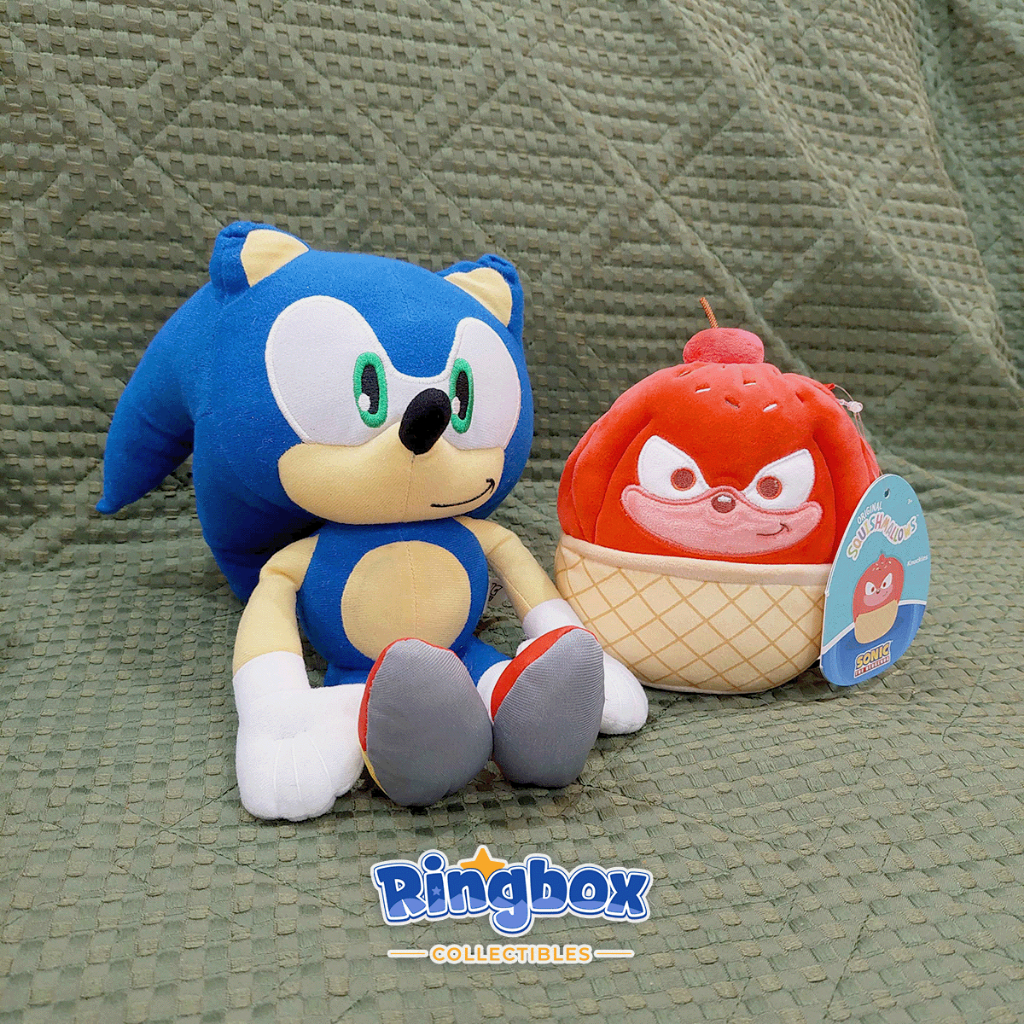 [OFFICIAL] Sonic the Hedgehog Squishmallow Jazwares UK & Toy Factory USA Plush Doll Ice Cream - Soni