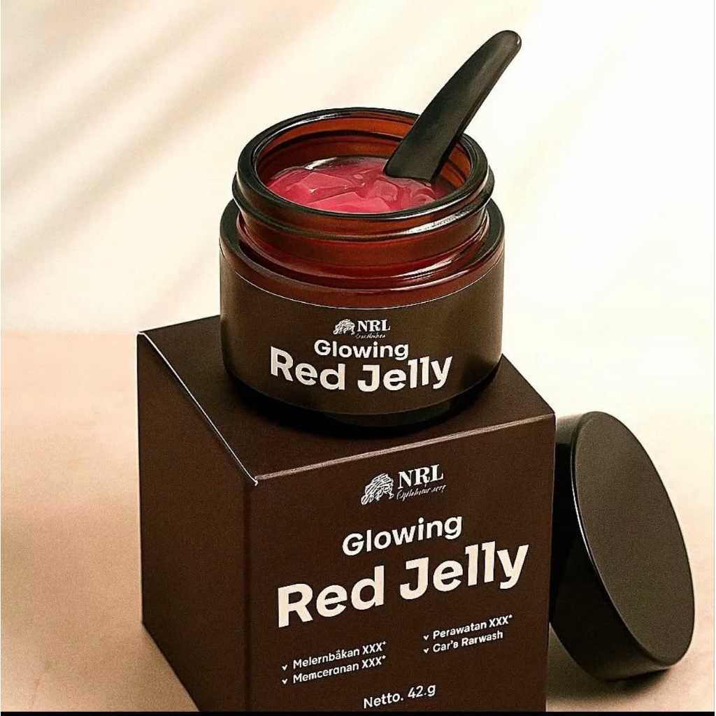 RED JELLY NRL BPOM AMPUH GLOWINGKAN WAJAH
