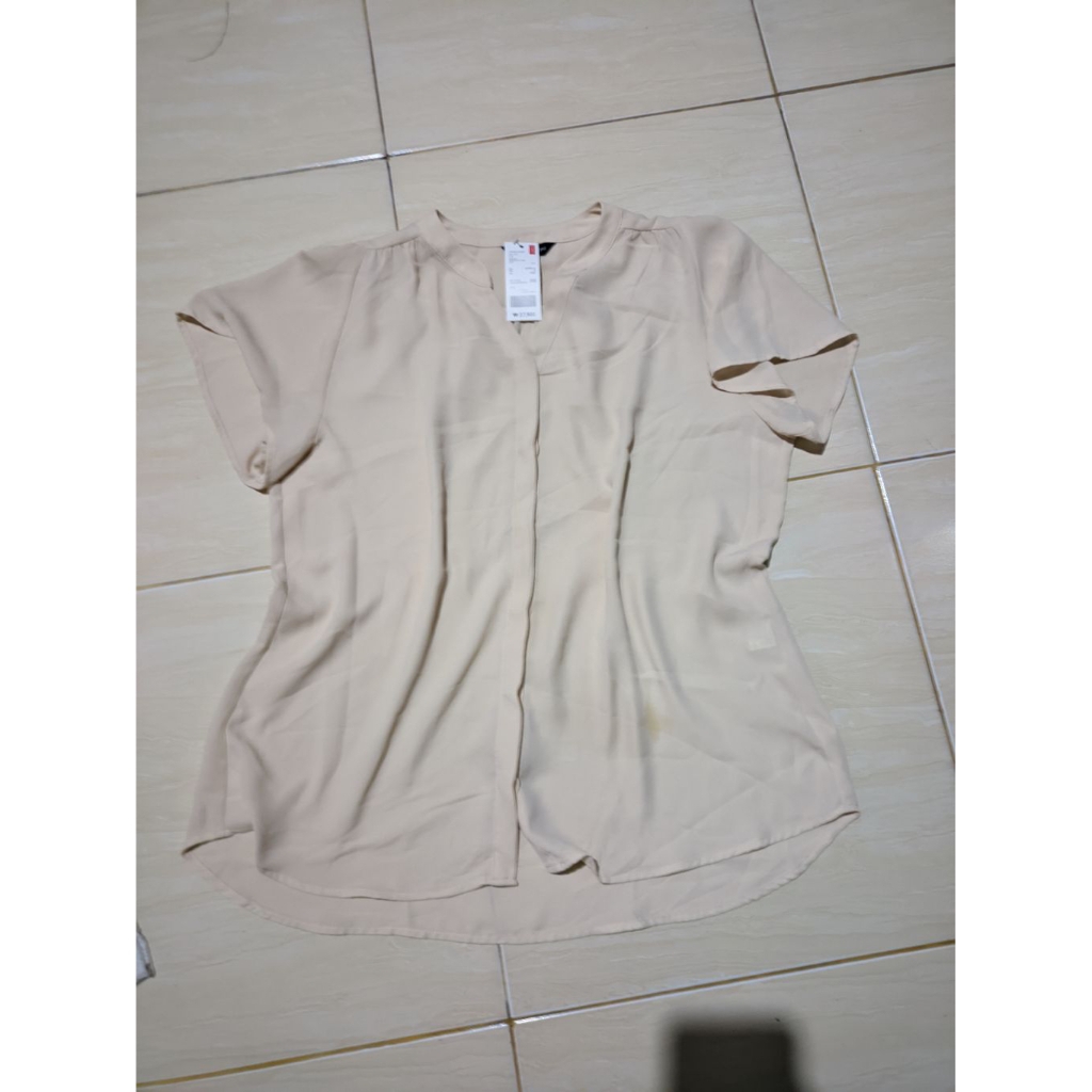 Blouse wanita Blouse Cream Atasan wanita murah Atasan cream inner cream