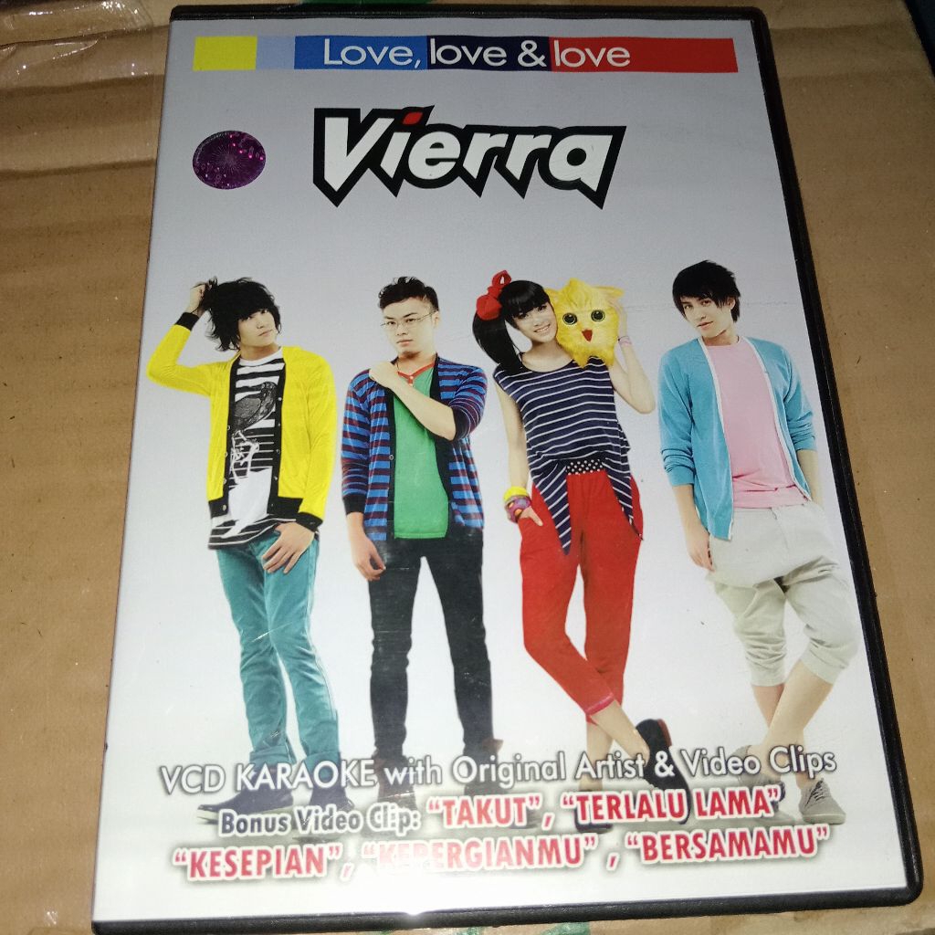 VCD Karaoke Vierra album Love Love and Love