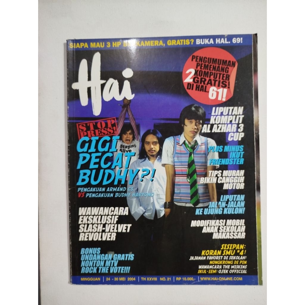 MAJALAH HAI COVER GIGI