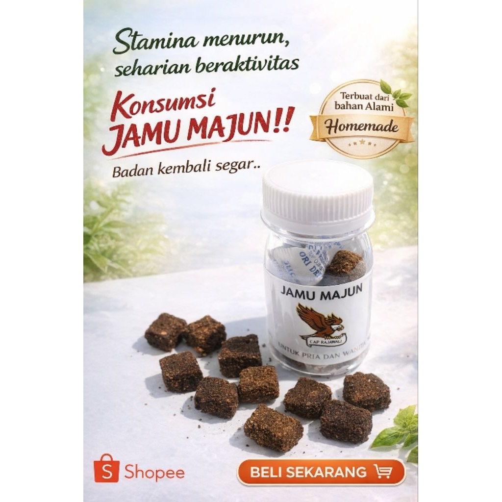 jamu majun untuk pria dan wanita cap Rajawali