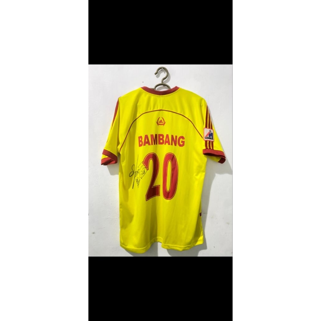 Jersey Bambang Pamungkas Selangor + Tanda Tangan Asli