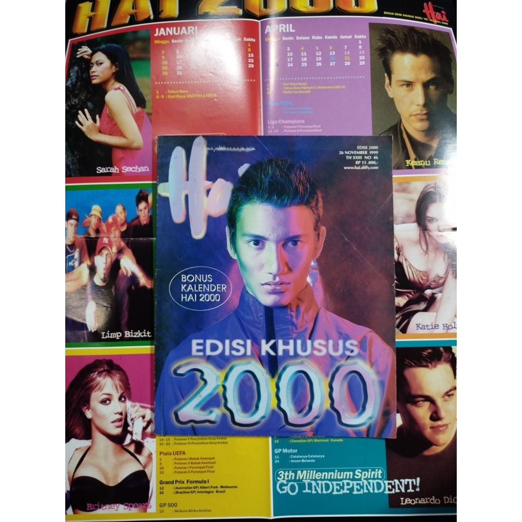 MAJALAH HAI EDISI KHUSUS 2000 LENGKAP POSTER