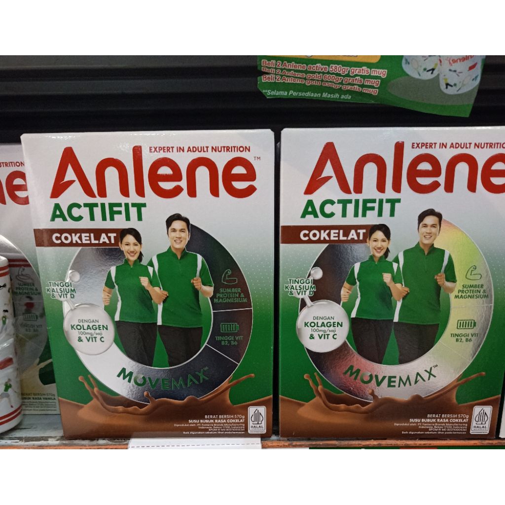 susu anlene actifit coklat 570g