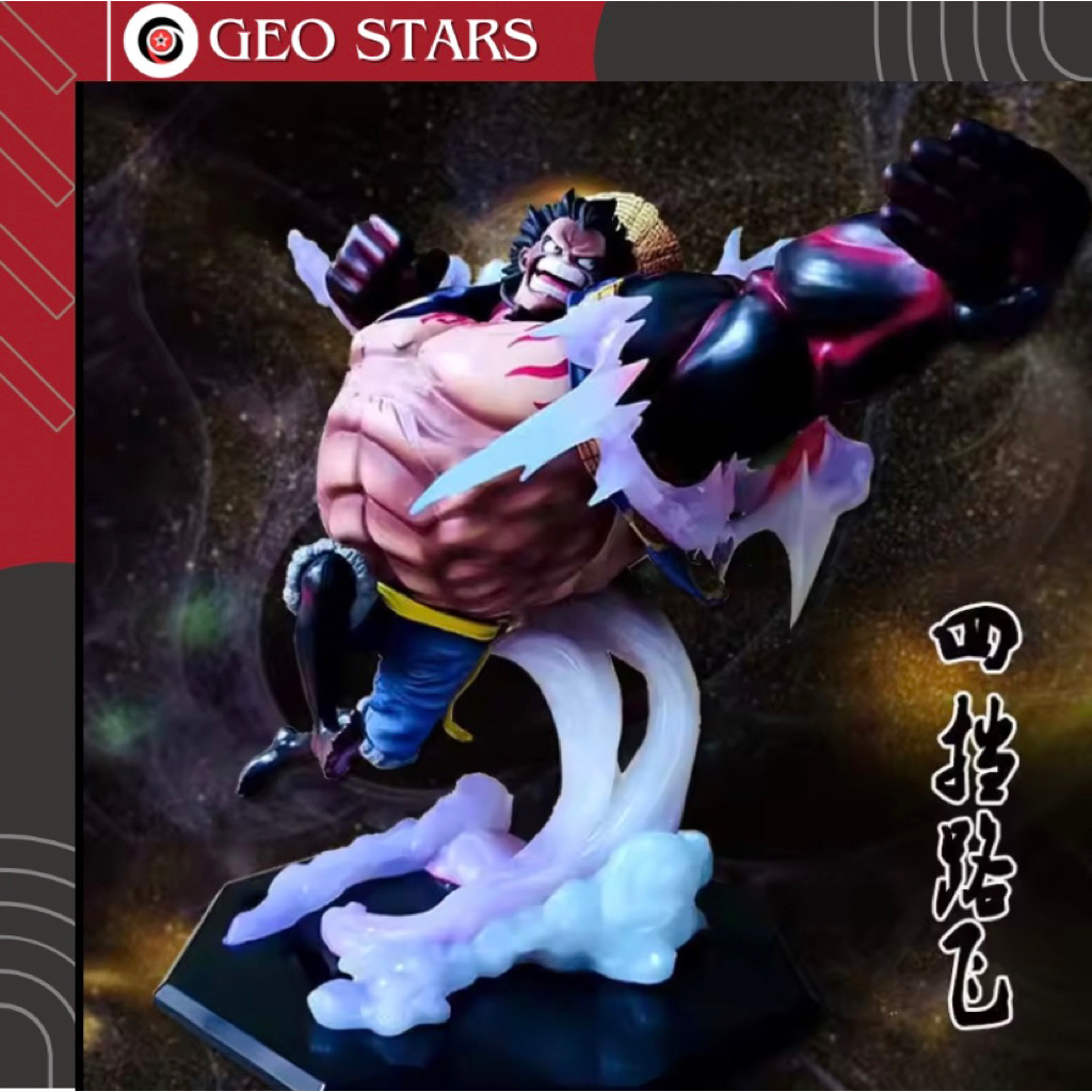 Action Figure Monkey D Luffy One Piece Figure Luffy Gear 4  Snake Man