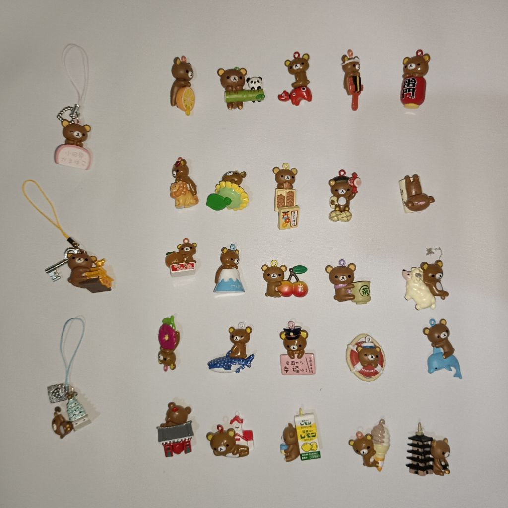 Gantungan HandPhone Rilakkuma