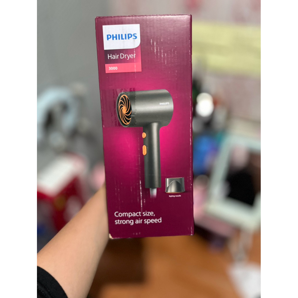 PHILIPS Hair Dryer & Straight Brush | Alat Styling Rambut | Baru & Original